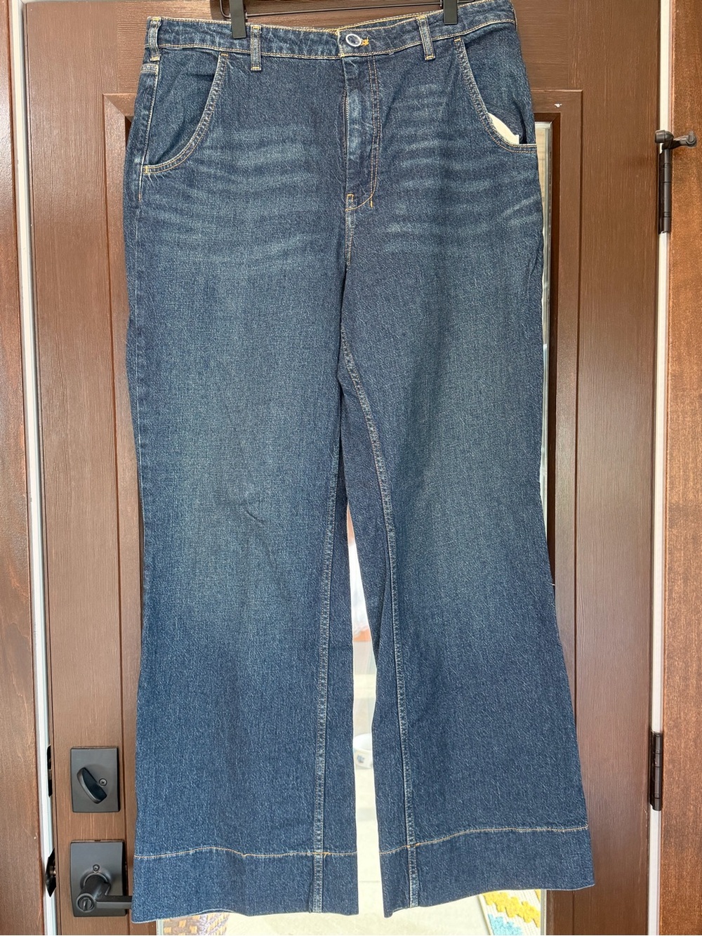 Pilcro size 32 Classic Women's Dark Blue Denim Jeans